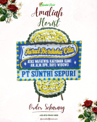Papan Bunga Duka di Donomulyo