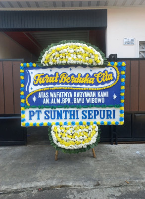 Papan Bunga Duka di Donomulyo